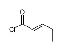 pent-2-enoyl chloride Structure