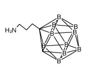 1-aminopropyl-1,2-dicarba-closo-dodecaborane结构式