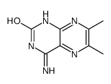 2(1H)-Pteridinone,4-amino-6,7-dimethyl-(7CI,9CI) structure