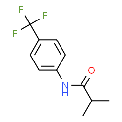 Propanamide, 2-Methyl-N-[4-(trifluoromethyl)phenyl]- Structure