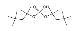 phosphoric acid bis-(1,1,3,3-tetramethyl-butyl) ester Structure