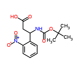 3-((叔丁氧羰基)氨基)-3-(2-硝基苯基)丙酸图片