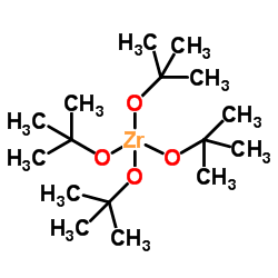 zirconium tert-butoxide Structure