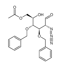 (2R,3R,4R,5R)-5-azido-3,4-bis(benzyloxy)-2-hydroxy-6-oxohexyl acetate picture