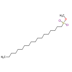 Dichloro(methoxy)octadecylsilane structure