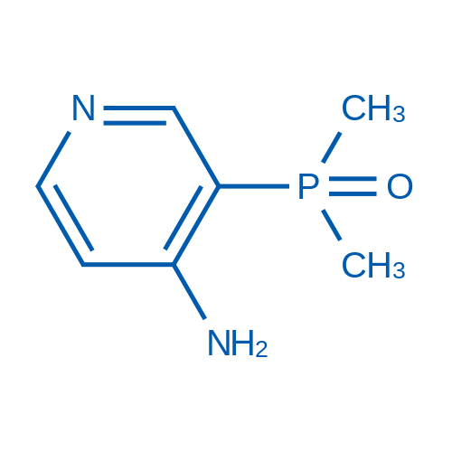 (4-氨基吡啶-3-基)二甲基氧化膦结构式