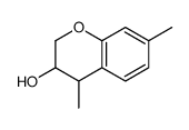 4,7-dimethyl-3,4-dihydro-2H-chromen-3-ol结构式