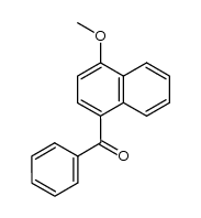 (4-methoxynaphthalen-1-yl)(phenyl)methanone结构式