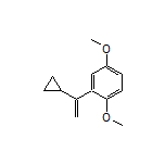 2-(1-Cyclopropylvinyl)-1,4-dimethoxybenzene Structure