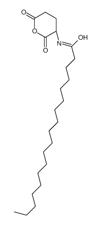 N-[(3S)-2,6-dioxooxan-3-yl]octadecanamide结构式