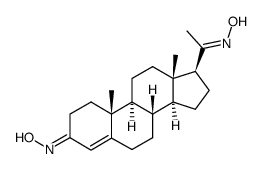 3,20-dioximinoprogesterone Structure