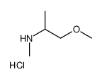 1-methoxy-N-methylpropan-2-amine,hydrochloride结构式