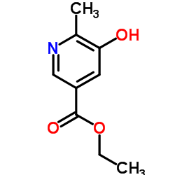 Ethyl 5-hydroxy-6-methylnicotinate结构式