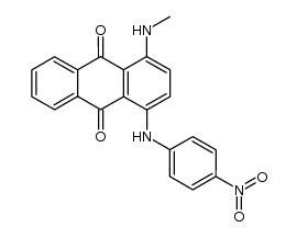 1-methylamino-4-(4-nitrophenylamino)anthraquinone结构式