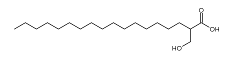 α-hydroxymethylstearic acid Structure