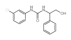 N-(3-CHLOROPHENYL)-N'-(2-HYDROXY-1-PHENYLETHYL)UREA structure