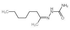 Methyl hexyl ketone semicarbazone结构式