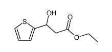 ethyl 3-hydroxy-3-(thiophen-2-yl)propanoate Structure