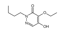 2-butyl-4-ethoxy-5-hydroxypyridazin-3-one结构式