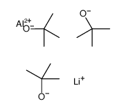 lithium,deuterio-tris[(2-methylpropan-2-yl)oxy]alumanuide structure