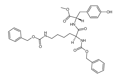 Z(OMe)-Lys(Z)-Tyr-OMe Structure