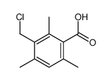 Benzoic acid, 3-(chloromethyl)-2,4,6-triMethyl- Structure