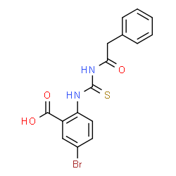 5-BROMO-2-[[[(PHENYLACETYL)AMINO]THIOXOMETHYL]AMINO]-BENZOIC ACID picture