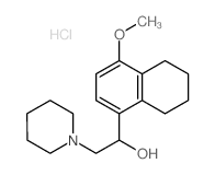 1-(4-methoxytetralin-1-yl)-2-(1-piperidyl)ethanol Structure