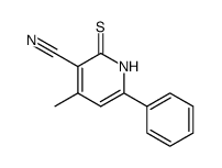 4-methyl-6-phenyl-2-thioxo-1,2-dihydro-pyridine-3-carbonitrile Structure