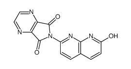 6-(7,8-dihydro-7-oxo-1,8-naphthyridin-2-yl)-5H-pyrrolo[3,4-b]pyrazine-5,7(6H)-dione picture