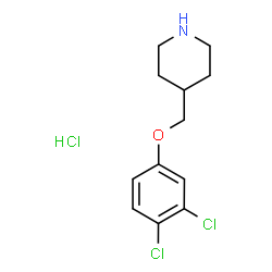 4-[(3,4-DICHLOROPHENOXY)METHYL]-PIPERIDINE HYDROCHLORIDE Structure