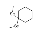 1,1-bis(methylselanyl)cyclohexane Structure