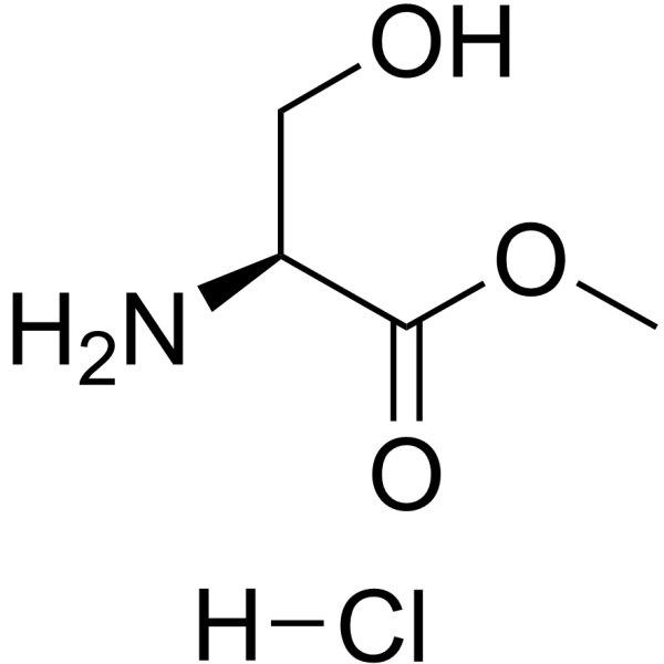 H-Ser-Ome·HCl Structure