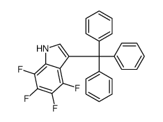 4,5,6,7-tetrafluoro-3-trityl-1H-indole Structure