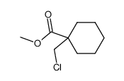 methyl 1-chloromethylcyclohexanecarboxylate结构式