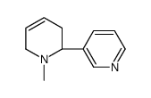 3-[(2S)-1-methyl-3,6-dihydro-2H-pyridin-2-yl]pyridine Structure