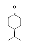 2H-Thiopyran,tetrahydro-4-(1-methylethyl)-,1-oxide,trans-(9CI) structure