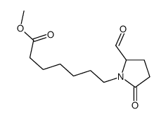 methyl 7-(2-formyl-5-oxopyrrolidin-1-yl)heptanoate Structure