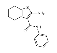 2-AMINO-N-PHENYL-4,5,6,7-TETRAHYDRO-1-BENZOTHIOPHENE-3-CARBOXAMIDE picture