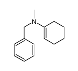 N-benzyl-N-methylcyclohexen-1-amine Structure