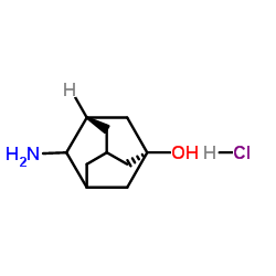 trans-4-Aminoadamantan-1-ol hydrochloride Structure