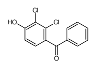 (2,3-dichloro-4-hydroxyphenyl)-phenylmethanone结构式