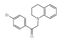 1-(4-bromophenyl)-2-(3,4-dihydro-2H-quinolin-1-yl)ethanone picture