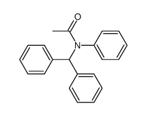 N-benzhydryl-N-phenyl-acetamide Structure