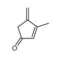 3-methyl-4-methylidenecyclopent-2-en-1-one结构式