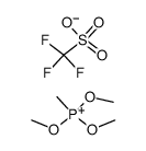 methyltrimethoxyphosphonium triflate Structure