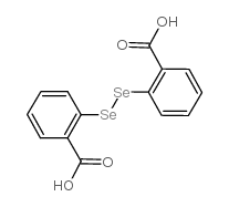 双(2-羧基苯基)二硒化物结构式