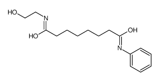 N-(2-hydroxyethyl)-N'-phenyloctanediamide结构式