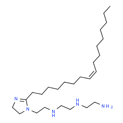 (Z)-N-(2-aminoethyl)-N'-[2-[2-(8-heptadecenyl)-4,5-dihydro-1H-imidazol-1-yl]ethyl]ethylenediamine Structure