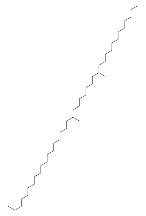 13,21-dimethylnonatriacontane Structure